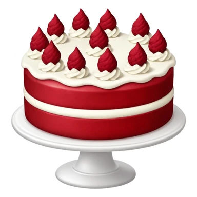 Bolo red velvet sticker