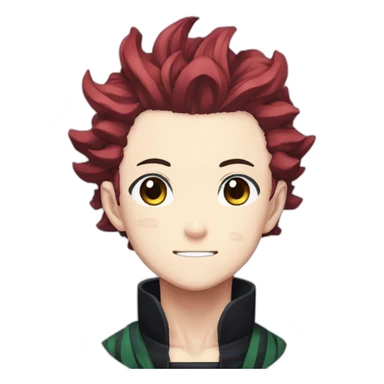 tanjiro-kimetsu-head sticker
