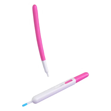 pregnancy test, negative result sticker