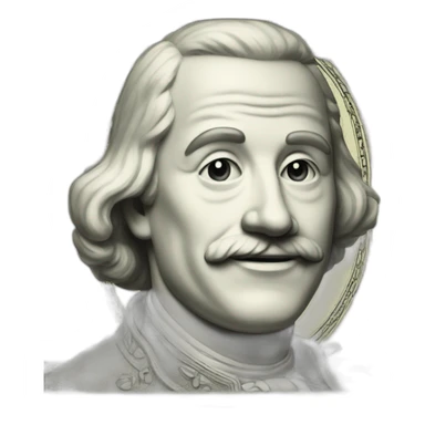 banknote mascot fiveish sticker