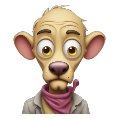 courage is a cowardly dog sticker