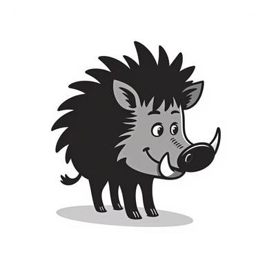 Wild boar sticker