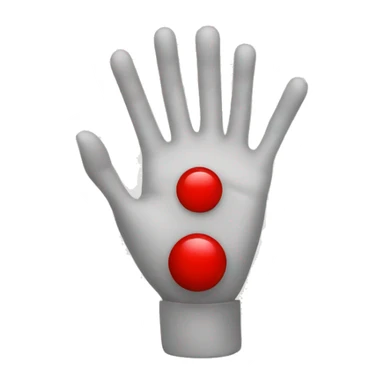 Morpheus hand with red tablet sticker