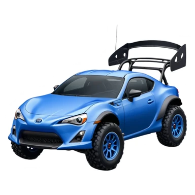 Off-road Long wheelbase widened pearly midnight snow blue 2nd generation 2025 Toyota 86 off-road hypercar racer sticker
