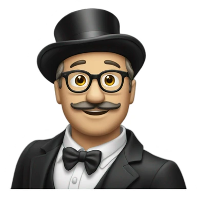 The man Monopoly sticker