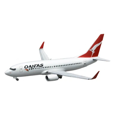 Qantas 737 sticker
