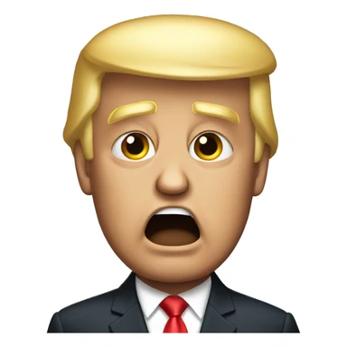 Trump crying sticker