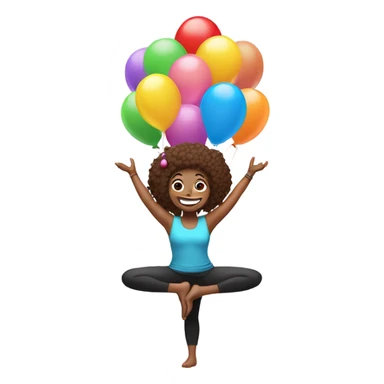 Happy Birthday Yoga sticker