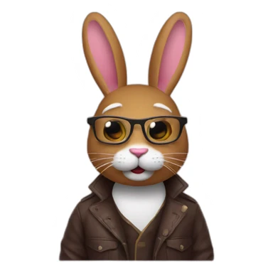 Bad bunny qui bois du vin sticker