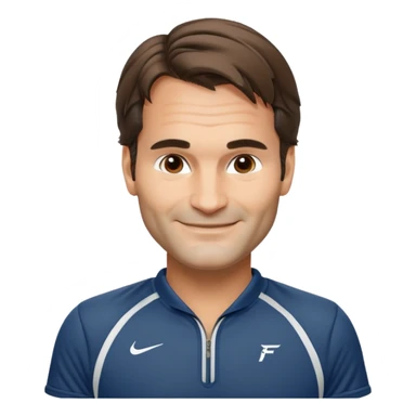 Tennis federer sticker
