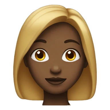 Big forehead emoji girl sticker