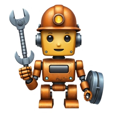 miner Robot sticker
