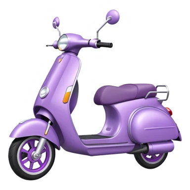 lilac scooter sticker
