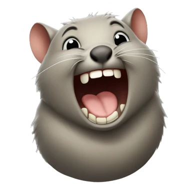 wombat laughing sticker