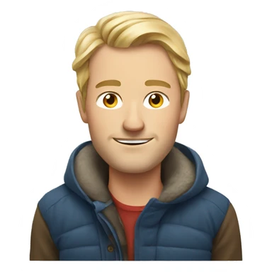 relaxed norwegian men sticker