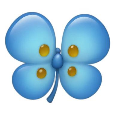 Trèfle bleu sticker