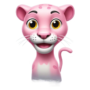 Pink panther sticker