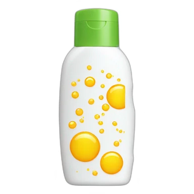 Sunscreen bottle sticker
