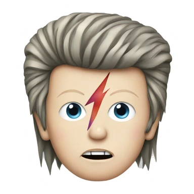 David bowie as Ziggy stardust sticker