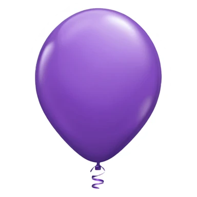 purple balloon  sticker
