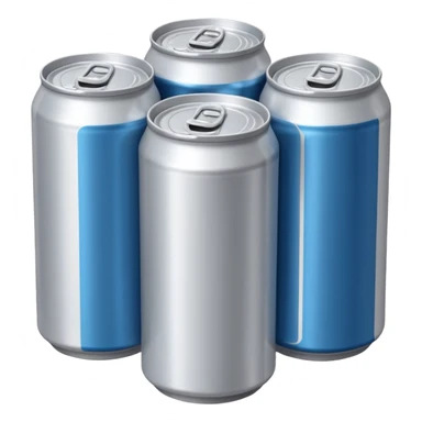 stack of many beer cans sticker