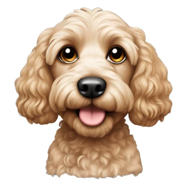 Cockapoo dog called Roxy  sticker