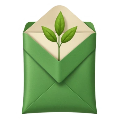 green seed packet pocket sticker