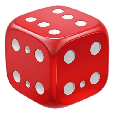 red dice toy sticker