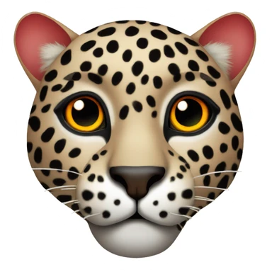 red eyes leopard  sticker