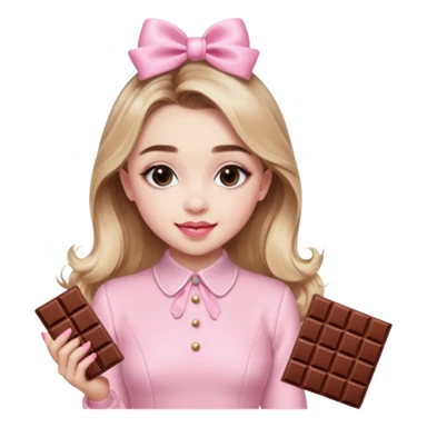 Sabrina carpenter sweet tooth perfume (shaped liked a light pink chocolate bar)  sticker