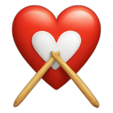 herz mit pfeil sticker