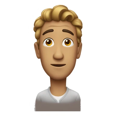 Chico pensando  sticker