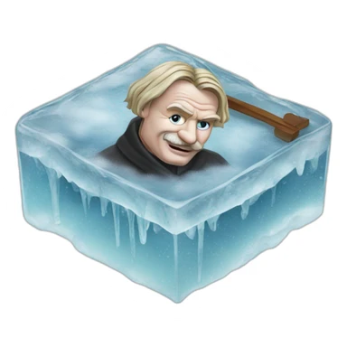 Mein kampf on ice nice sticker