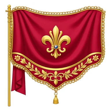 Bandera Aspa de borgoña del imperio e sticker