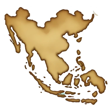 indonesia maps sticker