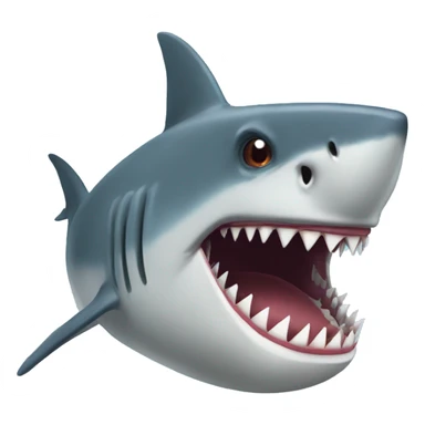 Shark zoombie sticker
