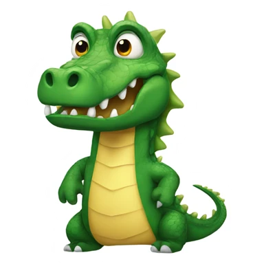 Dragon alligator  sticker