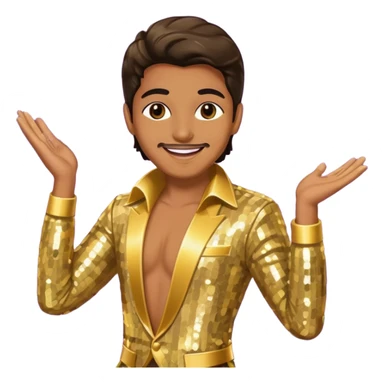 Disco dancer sticker