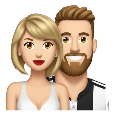Taylor swift and Travis kelce  sticker