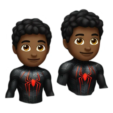 spiderman black suit sticker