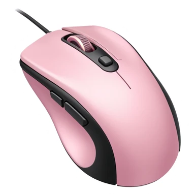 baby pink gaming mouse sticker