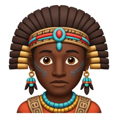 man primitive maya sticker