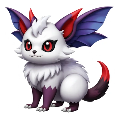 ShinyFurret-Absol-Noibat-Noivern-Hybrid (Full body) sticker