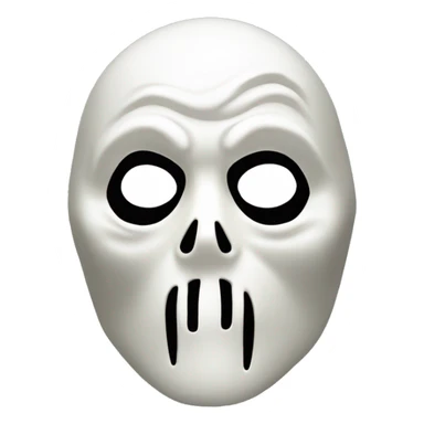 Ghostface mask pointing at you sticker