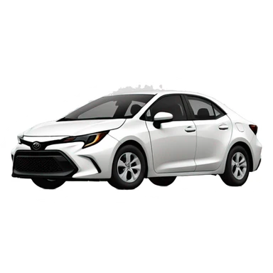 2022 white toyota corolla le sticker