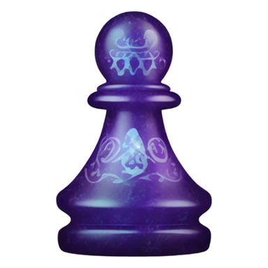 a magic chess pawn sticker