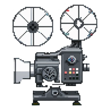 film projector sticker