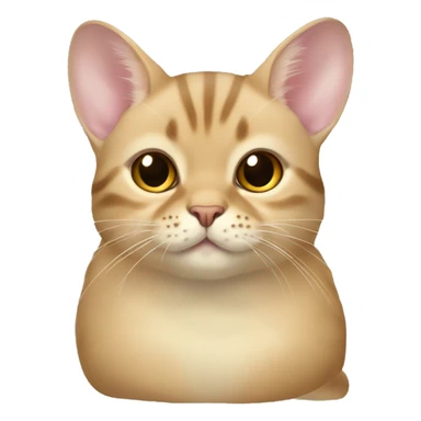 A cat breed golden chinchilla  sticker