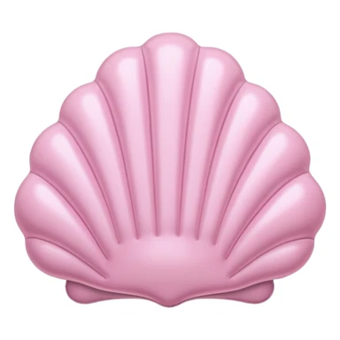 vintage rococo pale pink inflatable puffy shell cellphone sticker