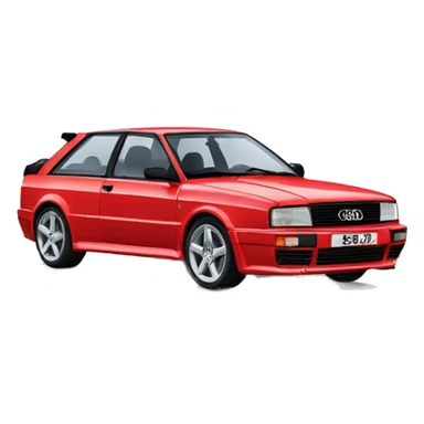 Audi rs2 quattro  sticker